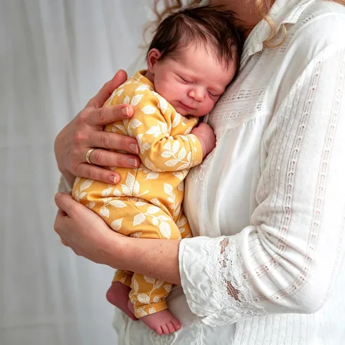 Miniatura 5 de Anano Muñecas Reborn de silicona de cuerpo completo, muñeca realista de bebé recién nacida, muñeca de bebé de silicona de cuerpo completo, muñecas