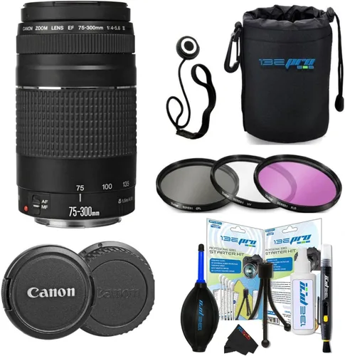 Miniatura 7 de Canon EF 75-300mm f/4-5.6 III Objetivo zoom telefoto para cámaras Canon SLR, 6473A003 (Reacondicionado)