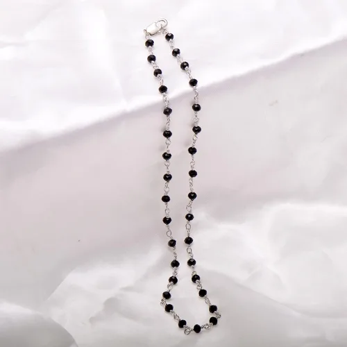 Miniatura 9 de Joseph Brothers Collar hecho a mano con cuentas negras y doradas para mujer, 14-24 pulgadas