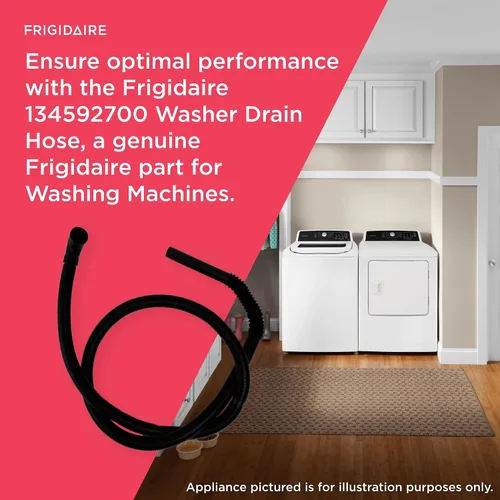 Miniatura 4 de Frigidaire 134592700 Manguera de drenaje para lavadoras, color negro