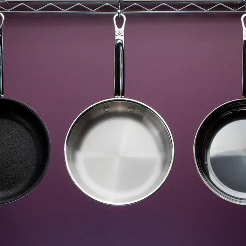 Miniatura 9 de Hestan - Colección ProBond - Sartén para freír profesional de acero inoxidable revestido, compatible con placa de inducción, 8.5 pulgadas