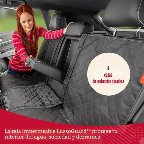 Miniatura 5 de Lusso Gear Funda y Protector de Asiento de Automóvil para Perros - Fundas de Asiento Antideslizantes e Impermeables para Camionetas y Automóviles