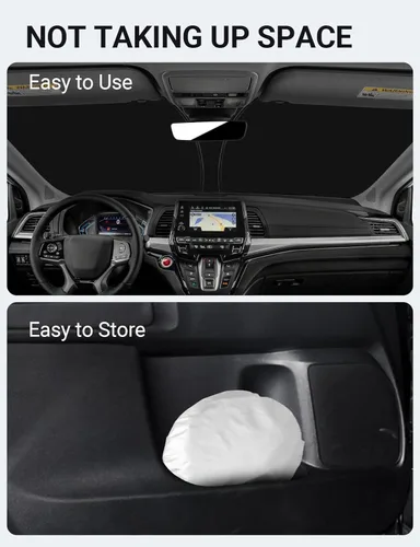 Miniatura 326 de Proadsy Parasol plegable para parabrisas delantero 2026, ajuste personalizado, accesorios para CRV SUV LX EX EX-L EX-L Navi Touring 2017-2022