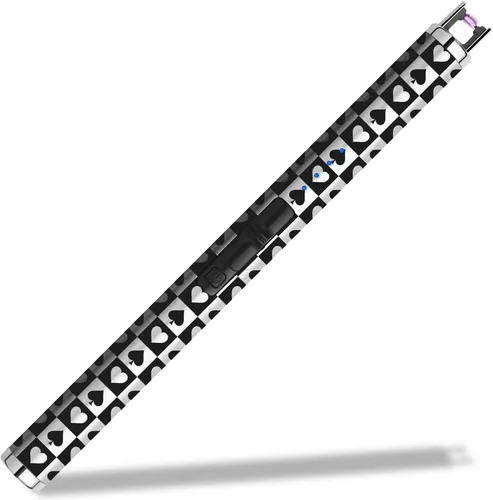 Encendedor de velas eléctrico SUPRUS USB tipo C recargable con pantalla LED mejorada, interruptor de seguridad, sin llama, plasma, resistente al Ace