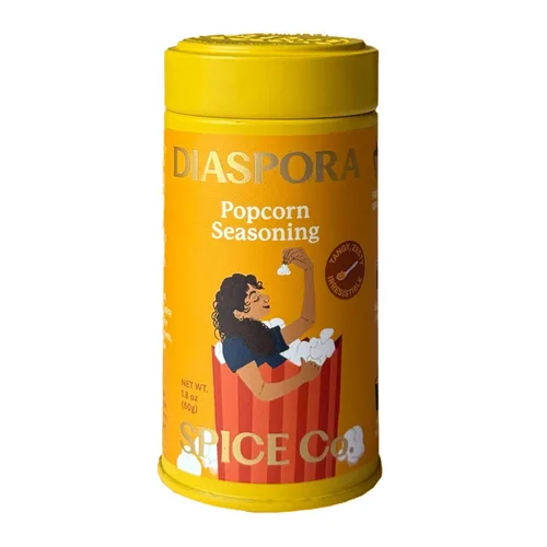 Diaspora Spice Co. Popcorn Seasoning – Gourmet Spice Blend for Popcorn, Snacks & Movie Night – Fresh, Single-Origin Spice blend with Chili, Turmeric