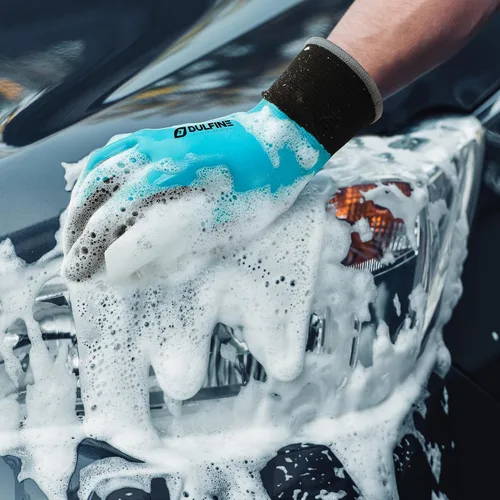 Miniatura 7 de DULFINE Guantes de trabajo 100% impermeables para hombres y mujeres, agarre recubierto de látex de espuma, paquetes múltiples térmicos de invierno