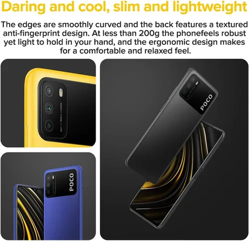 Miniatura 5 de Xiaomi POCO M3 Smartphone, 4 GB + 64 GB, 6.53 "FHD + Ampio 1080P FHD + Pantalla 49 MP, cámara Tripla, batería de 6000 mAh, Doppi Altoparlanti, Jack