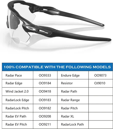 Miniatura 3 de Replacement Nosepieces Nose Pads for Oakley Radar Path RadarLock Path Radar EV Path Series Sunglass