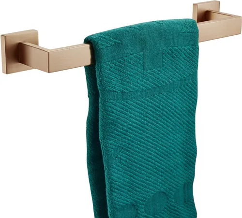 Miniatura 21 de KOKOSIRI Barra de Toalla Individual de 16 Pulgadas, Toallero para Baño o Cocina, Toallero de Pared de Acero Inoxidable SUS304, Cromo Pulido