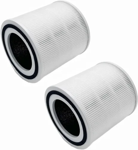 Miniatura 2 de Paquete de 2 filtros de repuesto TT-AP005 compatibles con purificador de aire TaoTronics he-pa, 3 en 1 H13 True he-pa con prefiltro de carbón