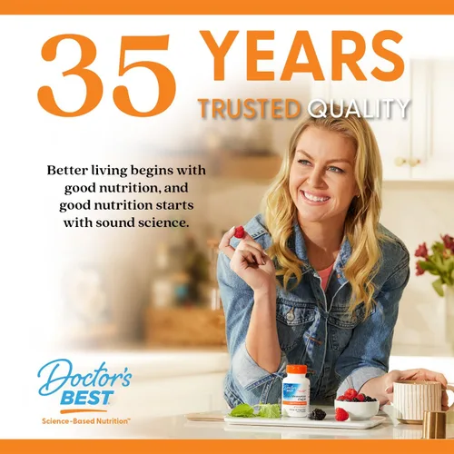 Miniatura 7 de Doctor's Best Vitamina C con Q-C, apoyo inmunológico, sin OMG, sin gluten, sin soja, vegano 360 cápsulas vegetarianas