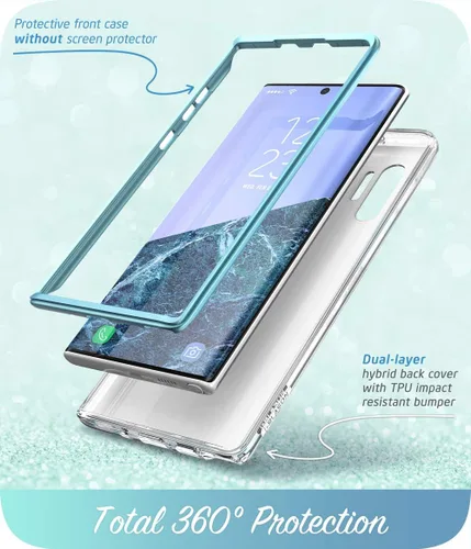 Miniatura 3 de i-Blason Cosmo Series - Funda diseñada para Galaxy Note 10 (versión 2019), diseño de mármol protector sin protector de pantalla integrado