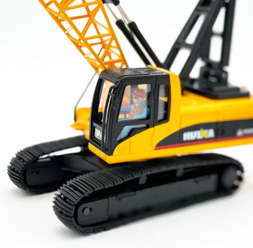 Miniatura 6 de Gemini&Genius Juguetes de grúa para niños, vehículos de construcción, grúa, equipo de construcción de juguete de camión, regalo ideal para niños