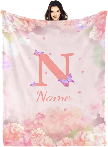 Miniatura 11 de Ships Next Day Custom Blanket with Name Personalized Throw Blanket for Baby Kid Customized Gifts for Dad, Mom, Grandpa, Grandma, Son, Daughter Algae