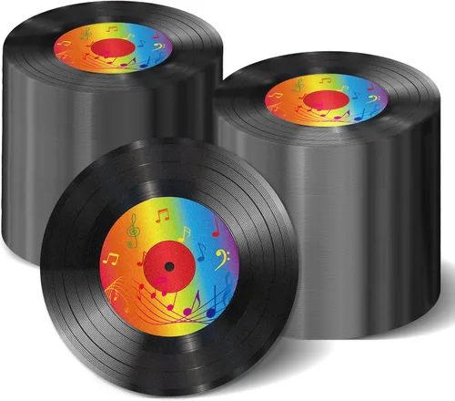 50 servilletas temáticas de vinilo con temática de los años 50, decoraciones para fiestas temáticas de los años 50, suministros de fiesta de