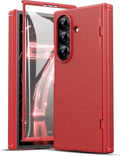Miniatura 13 de BXYJY Funda para Samsung Galaxy Z Fold 7 con soporte, protector de pantalla frontal, protección de bisagra, delgada y resistente, cubierta dura