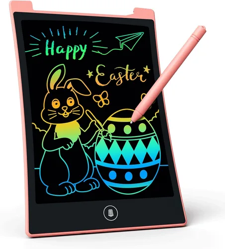 Miniatura 9 de KOKODI Juguetes para niñas y niños de 3, 4, 5, 6 años, tableta de escritura LCD reutilizable de 10 pulgadas, colorida, para garabatos, almohadilla