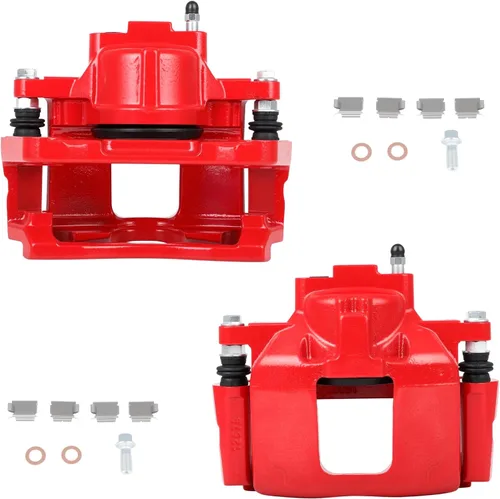 Miniatura 11 de SCITOO 18B4695 18B4694 Juego de pinzas de freno de disco con soporte para Chevy Blazer / S10, para GMC Jimmy 98-05, para GMC Sonoma 1998-2004