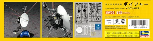 Miniatura 8 de Hasegawa Kit modelo de sonda espacial no tripulada Voyager a escala 1:48