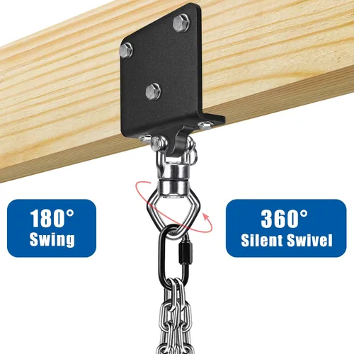 Miniatura 4 de SELEWARE Colgador de Saco de Boxeo de Servicio Pesado y Abrazadera de Viga para Boxeo, Muay Thai, MMA E. Beam Mount Percha para saco de boxeo