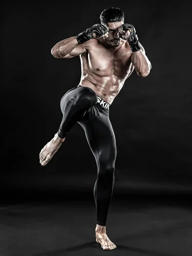 Miniatura 5 de DRSKIN Paquete de 5, 4, 3 o 1 pantalón de compresión para hombre, leggings deportivos, capa base, correr, atletismo, entrenamiento, activo