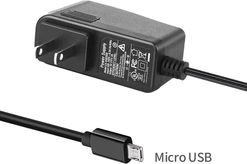 Miniatura 6 de Cargador de pared micro USB de 5V 2A, adaptador de fuente de alimentación micro USB AC/DC 5V para Raspberry Pi Zero, Kindle Paperwhite, Echo Dot