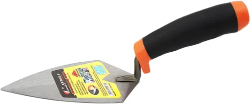 Miniatura 4 de Juego de 2 piezas de palas de señalar y medidor, juego de herramientas de mano de mampostería de 6 pulgadas con mango de agarre suave, paletas
