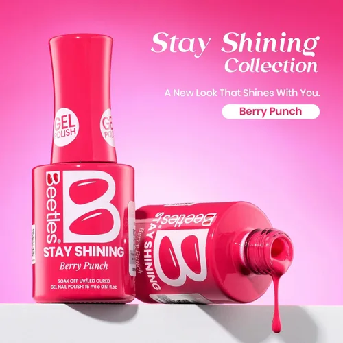Miniatura 337 de Beetles - Esmalte de uñas de gel rosa claro, 0.5 fl oz, color rosa bebé, esmalte de gel que se absorbe con luz UV LED, arte de uñas de verano, salón
