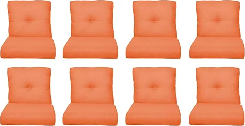 Miniatura 81 de Rilyson Cojines de patio para muebles de exterior, 22 x 24 pulgadas, respaldo alto y asiento profundo, cojín de exterior para sillas de patio, sofá