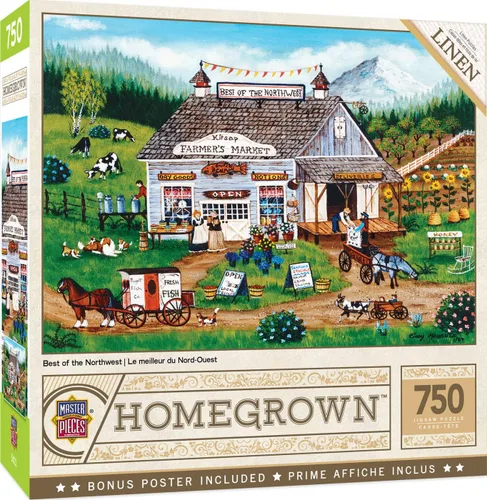 Miniatura 12 de Masterpieces Rompecabezas de 750 piezas para adultos y familia - Country Pickens - 18 x 24 pulgadas