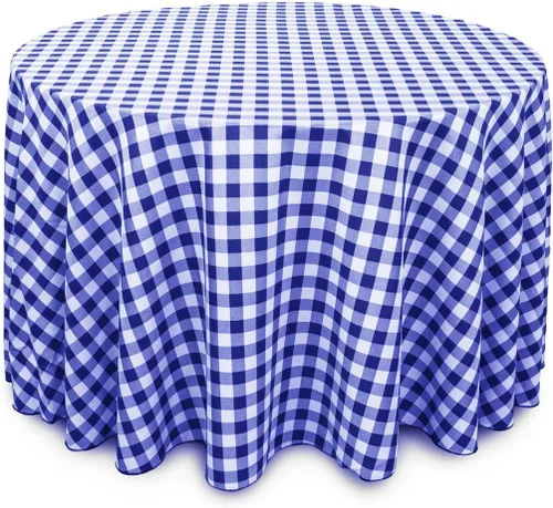 Miniatura 2 de Mantel LinenTablecloth redondo de 108 pulgadas de poliéster