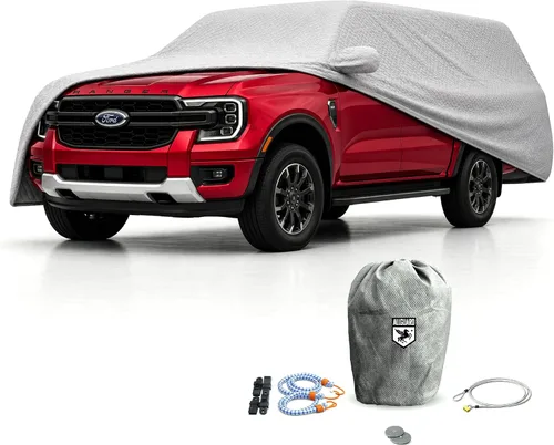 Miniatura 7 de CarCovers - Funda para camioneta para interiores resistente a los arañazos compatible con GMC 1982-1990 S-15 Extended Cab, material satinado negro