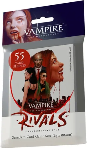 Miniatura 2 de Renegade Game Studios Vampire: The Masquerade Rivals Library - Fundas para cartas, 55 fundas para cartas, juego de cartas estándar