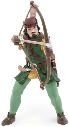 Papo - Robin Hood de pie - Figura realista - Para mayores de 3 años - Colección de fantasía medieval - Pintada a mano - Muy detallada - Duradera y