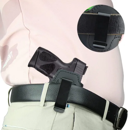 Miniatura 3 de IWB - Funda de cuero para interior de cintura oculta que se adapta a: Taurus G2C G3C / G2S / TH9c TH40c COMPACT / PT111 MILLENNIUM G2 / 709 740 SLIM