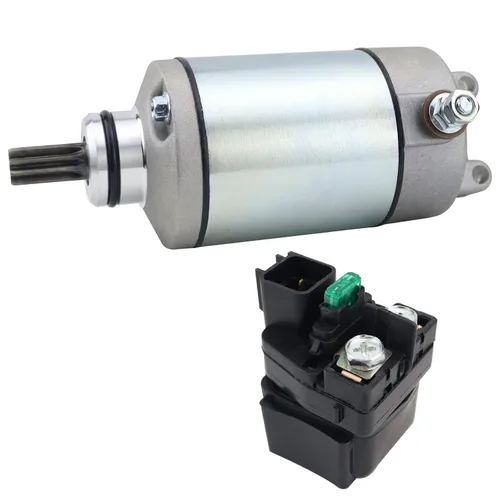 Miniatura 8 de Motor de arranque y relé solenoide para Kawasaki KFX400 KSF400 03-06, para Suzuki Quadsport LT-Z400 LT-Z400Z 03-08, para Arctic Cat 400 DVX 04-08