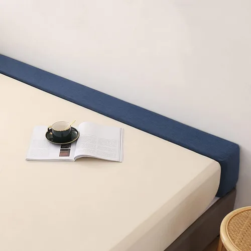 Miniatura 8 de Relleno de espacio para mesita de noche para extensor de colchón rectangular de pared, esponja gruesa, almohada de cuña larga entre cabecera y Beige