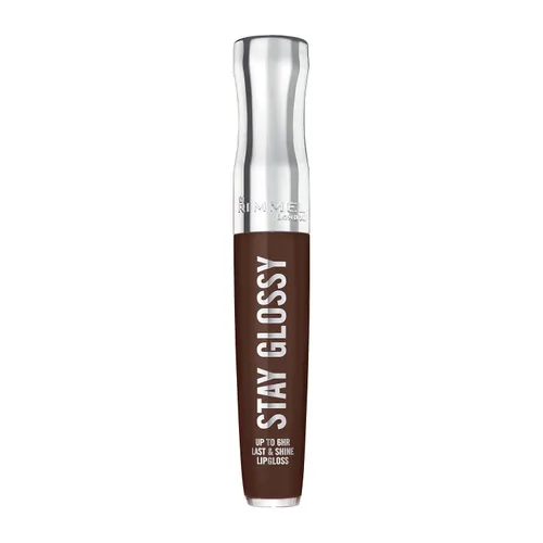 Miniatura 47 de Rimmel Stay Glossy Brillo de labios - Fórmula ligera y no pegajosa para color y brillo de labios - 130 Blushing Belgraves,.18oz Belgraves sonrojados