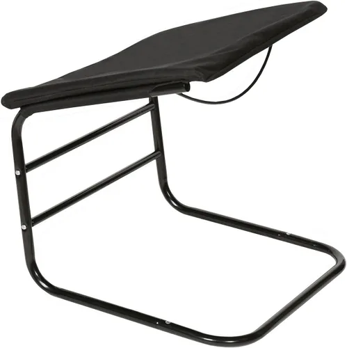 Miniatura 2 de ETNA Reposapiés otomano, reposapiés de apoyo para silla, sofá, reposapiés de oficina, hamaca para debajo del escritorio, taburete acolchado negro