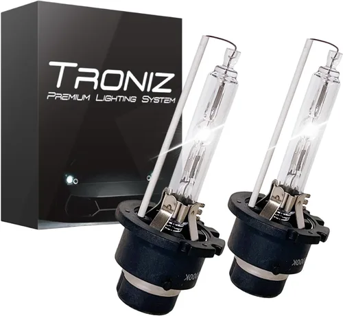 Miniatura 12 de Bombillas HID D1S D1R de 35 W súper brillantes de fábrica de xenón para faros delanteros 66140, reemplazo directo Plug-N-Play, 10000 K, azul 10000K
