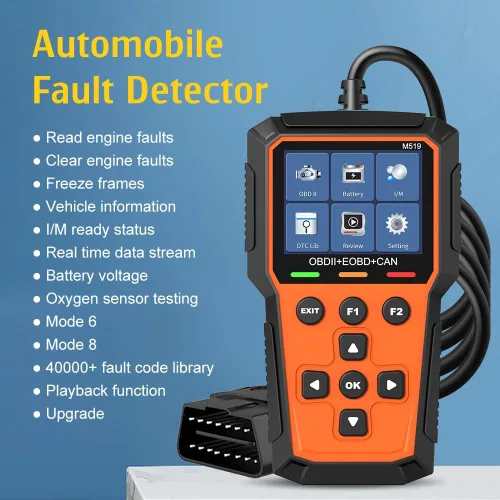 Miniatura 2 de Escáner Universal OBD II Clásico Mejorado, Lector de Código de Fallas de Motor Automotor, Instrumento de Diagnóstico CAN, Lee y Borra Códigos