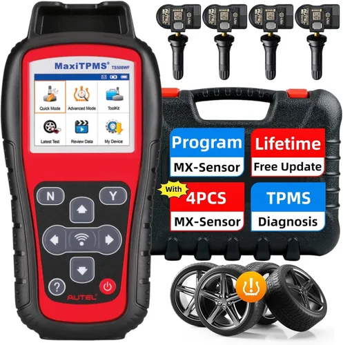 Autel MaxiTPMS TS508WF Herramienta de programación TPMS, con $120 4 sensores Autel TPMS, WiFi 2026 Ver. de TS408S TS501 TS508 TS601,