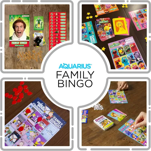 Miniatura 4 de AQUARIUS Juego de bingo familiar de elfos, divertido juego de fiesta familiar para niños, adolescentes y adultos, regalo entretenido de noche