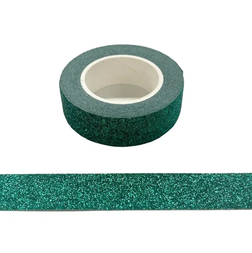 Miniatura 4 de Syntego Cinta Washi con purpurina roja, decorativa, autoadhesiva, para manualidades Rojo