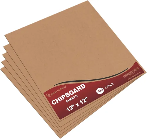 Miniatura 14 de Mega Format Hojas de cartón, aglomerado de grosor 0.030, papel de cartón, insertos para sobres, manualidades, hojas grandes