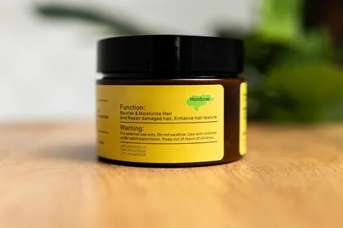Miniatura 3 de Exione Aceite de Batana para el crecimiento del cabello de Honduras, 100% puro y natural orgánico crudo aceite de Batana, hidrata, repara, reduce