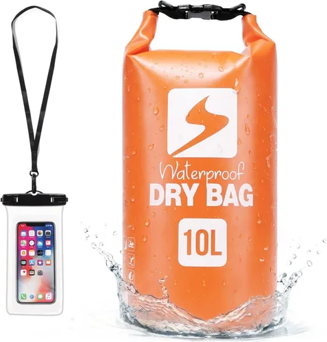 Miniatura 9 de Soulsfeng Mochila seca impermeable con parte superior enrollable, ligera para canotaje, kayak, viajes, playa, natación, senderismo y campamento