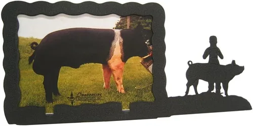 Miniatura 13 de Innovative Fabricators, Inc. American Steel Farm & Ranch - Marco de fotos, tractor de tracción en las cuatro ruedas, paisaje de 5 x 7, fabricado