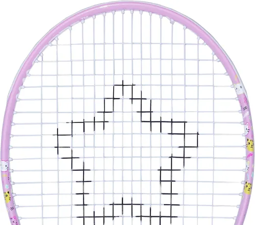 Miniatura 5 de AMA SPORT Raqueta de tenis para niños pequeños, kit de iniciación de raqueta de tenis de 17 a 25 pulgadas para niñas y niños con bolsa de nailon Rosa