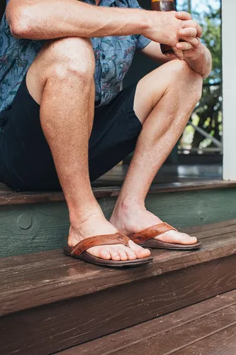 Miniatura 7 de Nuevo Olukai para hombre hiapo sandalia piel suave